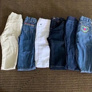18 Month Jeans Lot (6) EUC